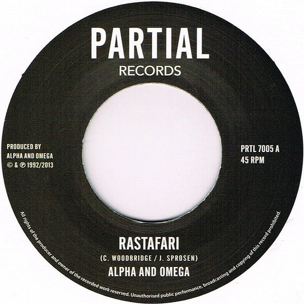 Alpha And Omega - Rastafari (7")