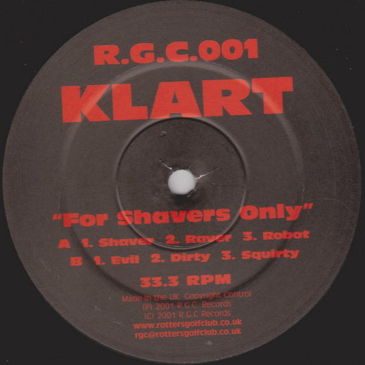 For Shavers Only (12")